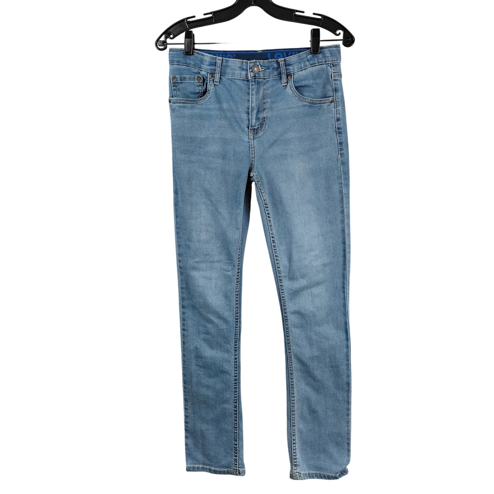 Levis 512 Slim Taper Jeans Light Wash Blue Denim 18 Reg W29 L31 C760-M00 322